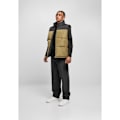 Miniatyrbillede 3 af 6: Jakke - Urban Classics - Block Puffer - Sort/Oliven Grøn - Polyester - Mand svart/olivgrön M