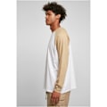 Pikkukuva 2 / 4: Pitkähihainen t-paita - Urban Classics - Oversized GT - 100% luomupuuvillaa - Valkoinen/beige - 5XL Vit/beige XXXXL