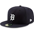 Miniatyrbild 1 av 3: New Era Detroit Tigers Navy 59Fifty bomullsmössa för vuxna - Sportkläder Blå 61 cm