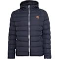 Miniatyrbillede 1 af 6: Parka - Urban Classics - Basic Bubble - Dunjakke - Hætte - 2 Lomme på siden marinblå/vit/marinblå S
