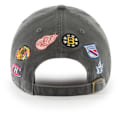 Miniatyrbillede 2 af 2: 47 Brand Justerbar Kasket - HENRICK Original Six charcoal