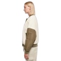 Pikkukuva 2 / 4: Blouson sherpa oversize nainen Urban Classics - valkoinen/tumma vihreä - M