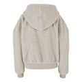 Miniatyrbillede 4 af 6: Hætte sweatshirt med lynlås - Urban Classics - Oversize Sherpa - Farve wetsand - Dame - Lange ærmer våtsand XXXXXL