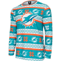 Miniatyrbillede 2 af 4: NFL-hold Vinter JULE Pyjamas Sæt skjorte og bukser Miami Dolphins M