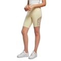 Miniatyrbillede 1 af 4: Cuissard cykling til kvinder Urban Classics Lace Inset - gul - høj talje - S Gul XS
