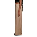 Miniatyrbillede 4 af 4: Bredde satinbukser til kvinder Urban Classics GT - beige - 4XL Beige XXXXXL