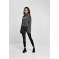 Miniatyrbillede 2 af 6: Sweatshirt - Urban Classics - Høj Hals - Shiny Chenille - Lange Ærmer - Store Størrelser mörkgrå XXXXXL
