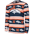 Miniatyrbillede 2 af 4: NFL-hold Vinter JULE Pyjamas Sæt skjorte og bukser Denver Broncos M