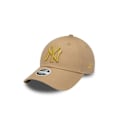 Miniatyrbild 1 av 4: Casque New Era 9FORTY New York Yankees Metallisk Beige - Metalliskt logotyp - Justerbar - 100% Bomull Beige