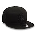 Miniatyrbild 3 av 6: Snapback-keps - New Era - 9Fifty - New York Yankees - Svart - Unisex - Vår/Sommar svart/svart S / M