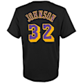 Miniatyrbillede 2 af 3: T-shirt NBA Mitchell & Ness - Los Angeles Lakers Magic Johnson - Sort - Mand Svart M