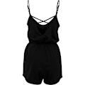 Miniatyrbillede 3 af 6: Kvinde jumpsuit - URBAN CLASSICS - Kort spaghetti - Sort - Behagelig - Store størrelser svart XXXXXL