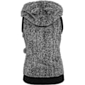 Miniatyrbillede 2 af 5: Veste til kvinder - Urban Classics - Teddy melange - Uden ærmer - Justerbar hætte - 2 lommer sort hvid M