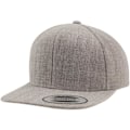 Miniatyrbillede 1 af 3: Snapback Kasket - Flexfit - Klassisk 6-panel - Grå - 80% akryl - One size Grå