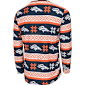 Miniatyrbillede 3 af 4: NFL-hold Vinter JULE Pyjamas Sæt skjorte og bukser Denver Broncos jag