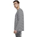 Pikkukuva 4 / 4: Pitkähihaiset T-paita miehet Urban Classics Regular Stripe - Valkoinen - 100% puuvilla Vit M