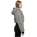 Miniatyrbillede 4 af 4: Oversized fleecejakke til kvinder Urban Classics AOP - sort - L Svart jag