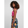 Miniatyrbillede 2 af 4: Kort ribbet tanktop til kvinder Urban Classics GT - fuchsia - XXL Fuchsia rosa XXXXXL
