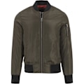 Pikkukuva 1 / 3: Bomber-takki - Urban Classics - Punainen - Vetoketjullinen tasku - 100% polyesteri - Optimaalinen mukavuus Grön M