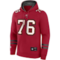 Pikkukuva 1 / 2: Fanatics Foundation Huppari - NFL Tampa Bay Buccaneers - Miehet - Punainen - Pitkät hihat - Huppu Röd S