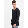 Miniatyrbillede 4 af 6: T-shirt Urban Classic lang formet mode svart jag