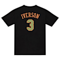 Miniatyrbillede 2 af 4: Basketball T-shirt - Mitchell & Ness - Philadelphia 76ers - NBA Script N&N - Allen Iverson - Sort Svart jag