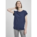 Pikkukuva 1 / 4: Naisten T-paita - Urban Classics - Laajennetut olkaimet - 100% Puuvilla - Lyhyet hihat - Loose-malli Mörkblå S