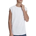 Pikkukuva 2 / 2: Hihaton paita - URBAN CLASSICS - OPEN EDGE - Valkoinen - Slim - Pyöreä kaula-aukko Vit XL