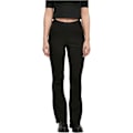 Pikkukuva 1 / 4: Naisten Leggingsit Urban Classics Rib Knit Bootcut GT - musta - 5XL Svart XXXXXL