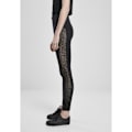 Miniatyrbillede 2 af 4: Legging dame - Urban Classics - Flock Lace Stripe - Sort - Voksen sort XS