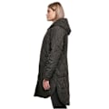 Miniatyrbillede 2 af 4: Parka med hætte til kvinder Urban Classics Oversized Diamond Quilted - sort - L sort S