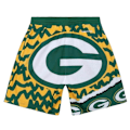 Pikkukuva 2 / 3: Lyhyet koripallosortsit M&N Green Bay Packers JUMBOTRON - Valkoinen - Mies - Hengittävä Flerfärgad S