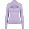 Pikkukuva 1 / 6: T-paita korkealla kauluksella - Urban Classics - Naisten suuret koot - Pitkät hihat - Venytettävä jersey - Laventelinsininen lavendelfärgad XXXXXL