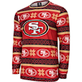 Miniatyrbillede 2 af 4: NFL-hold Vinter JULE Pyjamas Sæt skjorte og bukser San Francisco 49ers M