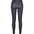 Miniatyrbild 4 av 6: Leggings dam - Urban Classics - Tech Mesh AOP - Mönstrad design - Meshinsatser - Stretchkomfort svart M