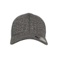 Pikkukuva 1 / 6: Lippis - Flexfit - Herringbone Melange - Musta - 80% Polyester - Unisex sort S / M