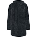 Pikkukuva 2 / 4: Sherpa-takki Ylisuuri - Urban Classics - Musta - Suora leikkaus - Käänteiset läppäkaulukset - Kaksi suurta sivutaskua sort XXXL