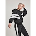 Miniatyrbillede 2 af 6: Damejakke dame - Urban Classic - Krøllet batwing - Sort/Hvid - Multisport - Justerbar hætte sort hvid XL