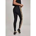 Miniatyrbillede 3 af 5: Legging dame - Urban Classic - Stribet - Slangeprint - Elastisk talje - Sort/gul svart/gul/svart XS