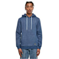 Miniatyrbillede 2 af 4: Urban Classics Basic Melange hættebluse - blå - L Blå S