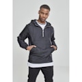 Miniatyrbillede 2 af 6: Vindjakke - Urban Classic - Basispullover - Sort - 100% Polyester - Lynlås på brystet svart M