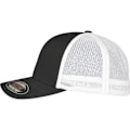 Miniatyrbild 4 av 4: Återvunnen Mesh Trucker Keps - FLEXFIT - Svart/Vit - Herr Svart vit L/XL