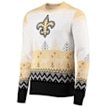 Miniatyrbild 1 av 3: Jultröja för vuxna - NFL - New Orleans Saints - Vit - 100% bomull Vit jag