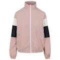 Miniatyrbillede 4 af 4: Joggingjakke - Urban Classics - 3-Tone Crinkle Jakke - Rosa - Langærmet - Åndbar Lyserød S