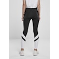 Miniatyrbillede 3 af 4: Leggings til kvinder - Urban Classics - Arrow - Høj talje - Sort - Åndbar - M