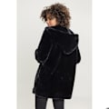Miniatyrbillede 6 af 6: Manteau med hætte - Urban Classics Dame - Sort - Hætte - Kølige Dage sort S