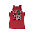 Pikkukuva 2 / 3: T-paita - MITCHELL & NESS - Chicago Bulls - Punainen - Urheiluvaatteet - Aikuisille Miehille Röd S
