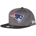 Miniatyrbillede 1 af 3: Snapback Caps - New Era - 9FIFTY - New England Patriots - Grå - One Size - Polyester