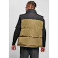 Miniatyrbillede 5 af 6: Jakke - Urban Classics - Block Puffer - Sort/Oliven Grøn - Polyester - Mand svart/olivgrön M