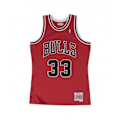 Miniatyrbillede 1 af 3: T-shirt - MITCHELL & NESS - Chicago Bulls - Rød - Sportswear - Voksen Mand Röd M